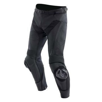 Pantaloni moto pelle Dainese DELTA 4 S/T Nero Nero
