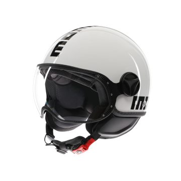 Casco jet Momodesign FGTR CLASSIC E2206 MONO Bianco Nero