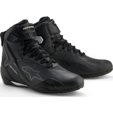 Scarpe Moto Donna Alpinestars Stella Faster 4 Drystar Nero Argento