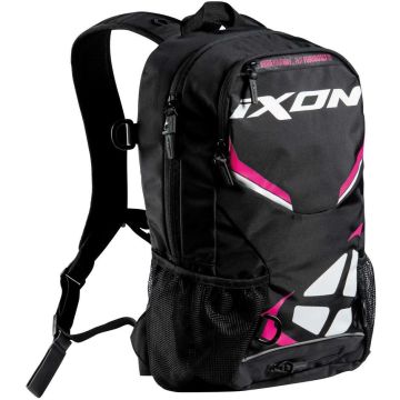 Zaino moto Ixon R-TENSION 23 nero bianco fucsia
