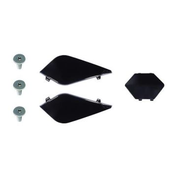 Viti+Coperchi frontino Ls2 Mx701 Nero Lucido