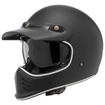 Casco integrale Carburo BARRICADE Nero