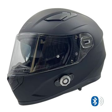 Casco integrale Befast VENTUS III CONNECT con interfono integrato Nero Opaco