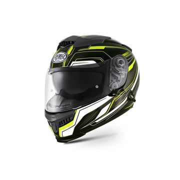 Casco integrale Premier Touran PX Y nero bianco giallo
