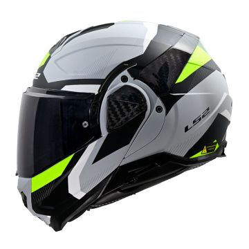Casco Modulare Convertibile LS2 Advant II FF910 Triple Grigio Chiaro