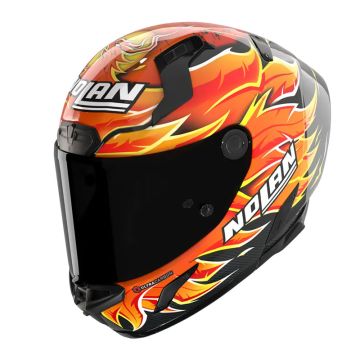 Casco Integrale Nolan X-804 RS Ultra Carbon Replica Iannone In Carbonio