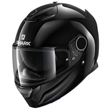 Casco integrale Shark Spartan 1.2 Blank in fibra Nero Opaco