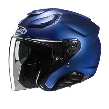 Casco Jet Hjc F31 SEMI Blu Metallizzato