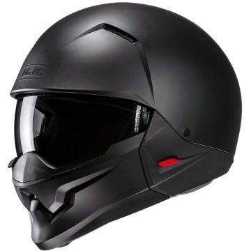 Casco Jet HJC I20N Semi Nero Opaco Con Mentoniera Staccabile