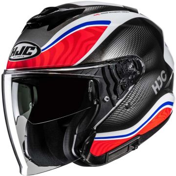 Casco Jet HJC I31 Depe MC21 Nero Rosso Blu