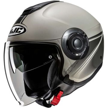 Casco Jet HJC I40N Vision MC5SF Grigio Opaco