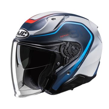 Casco Jet Hjc RPHA31 KOUV Bianco Blu Rosso Opaco