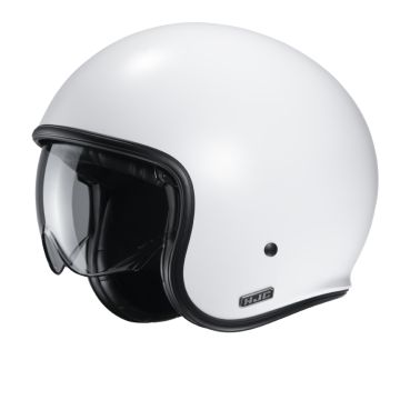 Casco jet HJC V30 MATT in fibra Bianco