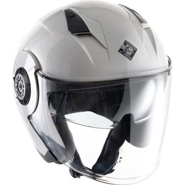 Casco jet Tucano Urbano EL'TANGE Bianco Ghiaccio Lucido