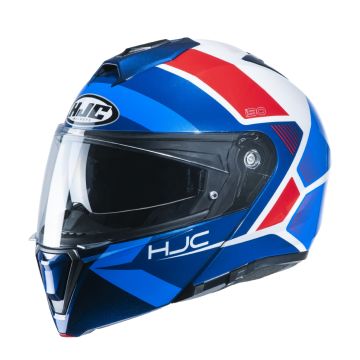 Casco modulare HJC i90 HOLLEN MC21 Blu Bianco Rosso