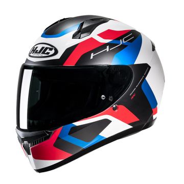 Casco integrale Hjc C10 TINS Blu Rosso Bianco Nero
