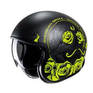 Casco Jet Hjc V31 DESTO Giallo Nero