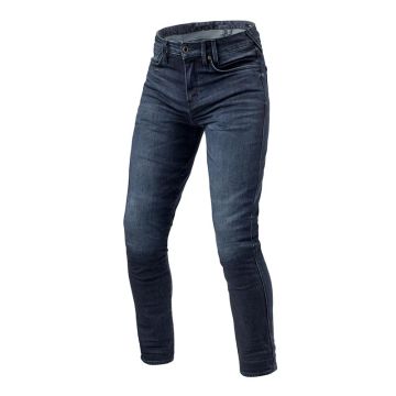 Jeans moto Rev'it Carlin SK Blu Scuro Slavato L36