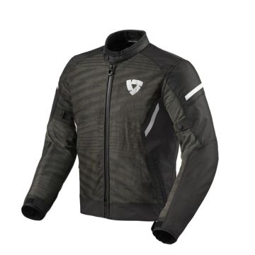 Giacca moto Rev'it Torque 2 H2O Nero Bianco