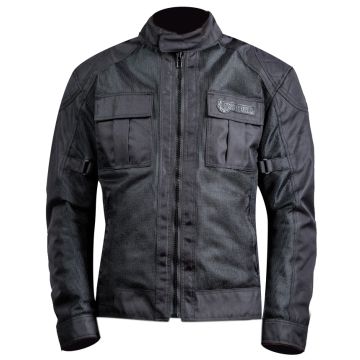 Giacca moto estiva Carburo MIZAR CE certificata Nero