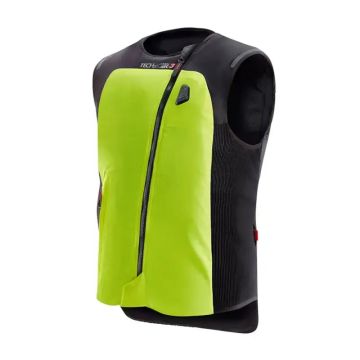 Gilet Alpinestars Tech Air System 3 Nero Giallo Fluo