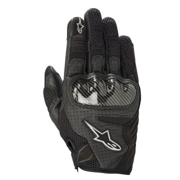 Guanti moto donna pelle estivi Alpinestars STELLA SMX-1 AIR V2 nero