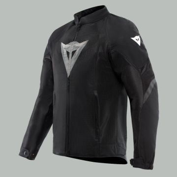 Giacca moto estiva Dainese HEROSPHERE Nero Bianco diamante