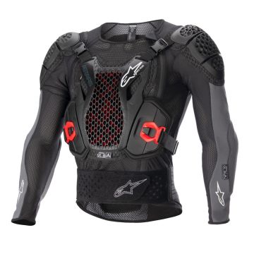 Pettorina protettiva completa Alpinestars BIONIC PLUS V2 Nero Antracite Rosso