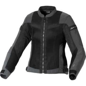 Giacca moto donna estiva Macna Velotura Nero Night eye