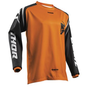Maglia cross Bambino Thor S8 YOUTH SECTOR Zones Arancio