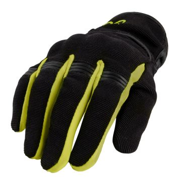 Guanti Moto Donna Estivi Moore Speed Lady Nero Giallo Fluo