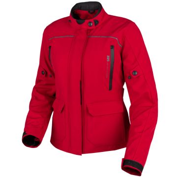 Giacca moto donna Moore Latitude Rosso