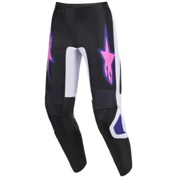 Pantaloni Cross Alpinestars Fluid Grid Nero Grigio Chiaro Viola