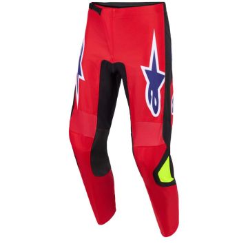 Pantaloni Cross Alpinestars Fluid Grid Rosso Nero Viola