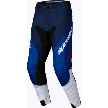 Pantaloni Cross Alpinestars Pro-Dura Navy Bright Blu Bianco