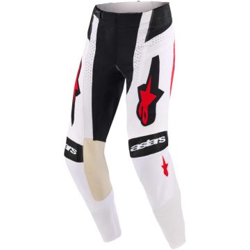Pantaloni Cross Alpinestars Techstar Knif Nero Bianco Rosso