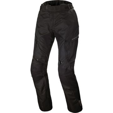 Pantaloni moto donna allungati Macna Forge WP Nero