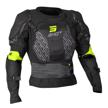 Pettorina cross completa Shot OPTIMAL 2.0 Nero