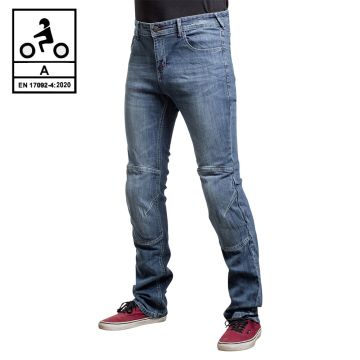 Jeans moto Befast Titans CE Certificati Blu
