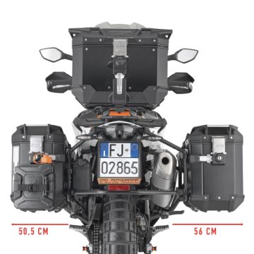 Portavaligie laterali Givi KTM 890 SMT 2023 per Outback