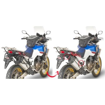 Portavaligie laterale Givi PLR1161 a rimozione rapida per Honda 