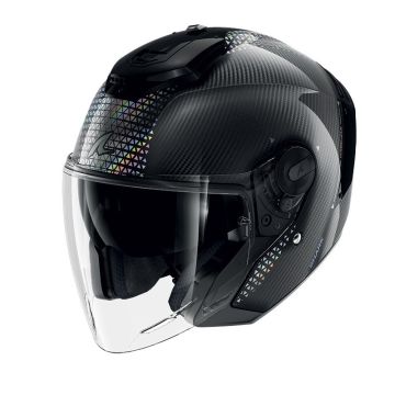 Casco Jet Shark RS IKONIK Carbon Iridescente