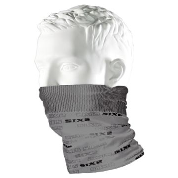 Cilindro scaldacollo plurifunzionale Sixs Grigio