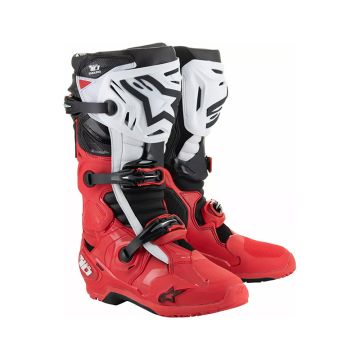 Stivali Cross Alpinestars Tech 10 Enduro Bright Rosso