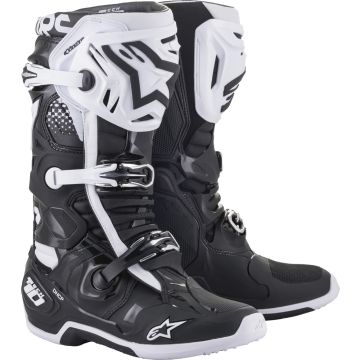 Stivali cross Alpinestars TECH 10 Nero Bianco