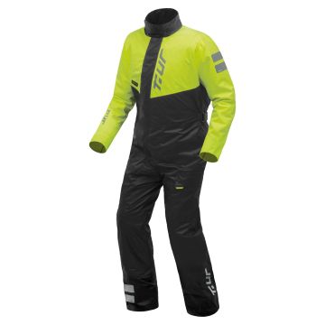 Tuta antipioggia intera T-UR FULLTRIP HYDROSCUD® Nero Giallo fluo