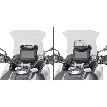 Traversino Givi FB9257  per cupolino con supporto GPS-smartphone